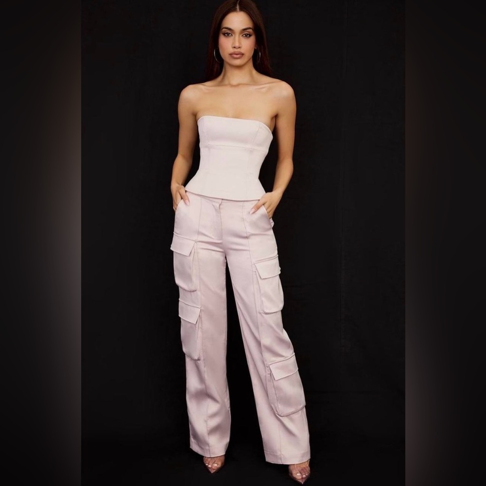House of CB Pink Cargo Pant